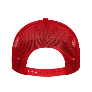 NEW ERA NBA CHICAGO BULLS SIDE PATCH TRUCKER CAP RED