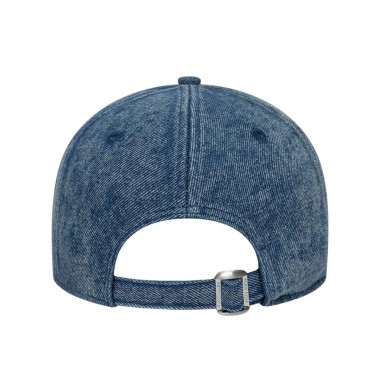 NEW ERA MLB LA DODGERS ACID WASH DENIM 9FORTY ADJ CAP PSTL BLUE