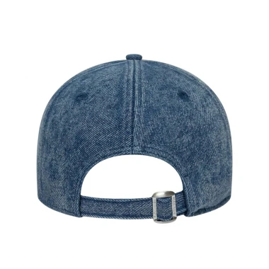 NEW ERA MLB LA DODGERS ACID WASH DENIM 9FORTY ADJ CAP PSTL BLUE