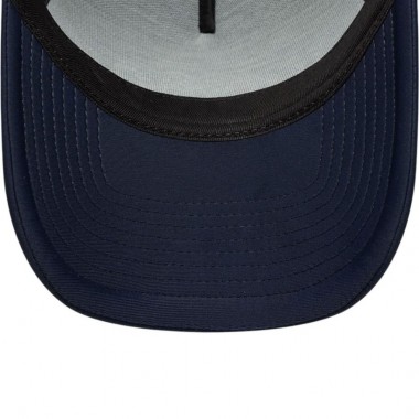 NEW ERA OVAL FOAM PATCH TRUCKER CAP NAVY