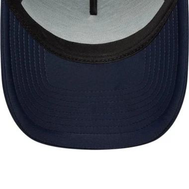 NEW ERA OVAL FOAM PATCH TRUCKER CAP NAVY