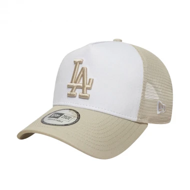 NEW ERA LEAGUE ESS LOS ANGELES DODGERS TRUCKER CAP LIGHT BEIGE