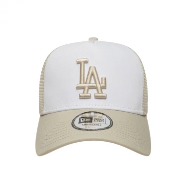 NEW ERA LEAGUE ESS LOS ANGELES DODGERS TRUCKER CAP LIGHT BEIGE