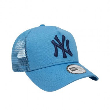 NEW ERA LEAGUE ESS NY YANKEES YOUTH TRUCKER CAP PASTEL BLUE