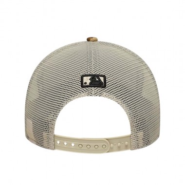 NEW ERA NY YANKEES LEOPARD W 9FORTY AF TRUCKER CAP DARK BROWN