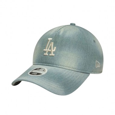 NEW ERA LA DODGERS DENIM W 9TWENTY ADJ CAP PASTEL BLUE