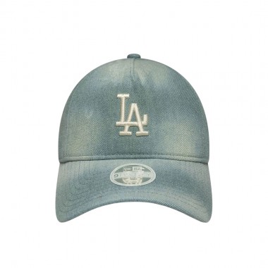 NEW ERA LA DODGERS DENIM W 9TWENTY ADJ CAP PASTEL BLUE