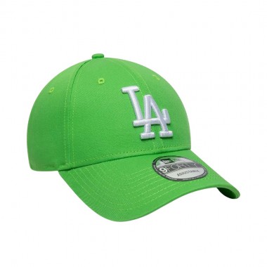 NEW ERA LEAGUE ESSENTIAL LA DODGERS 9FORTY ADJ CAP OPEN GREEN