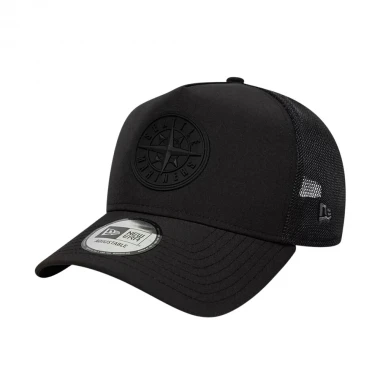 NEW ERA MLB SEATTLE MARINERS SPORT TRUCKER CAP BLACK