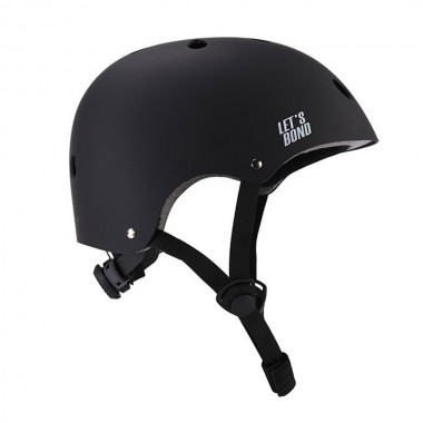 MICRO ROUND SKATE HELMET BLACK