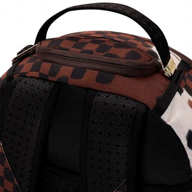 SPRAYGROUND SHARKS IN PARIS COTTON CANVAS PAINTED BACKPACK