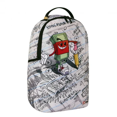 SPRAYGROUND MONEY BOY PENCIL DOODLES BACKPACK