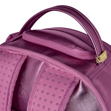 SPRAYGROUND METALLIC PINK METALLIC DRIP BACKPACK