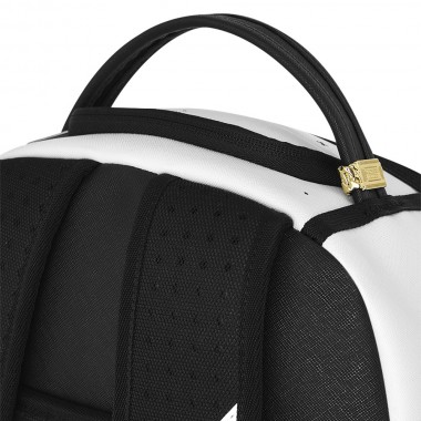 SPRAYGROUND SHARK CENTRAL LIQUID CHROME BACKPACK