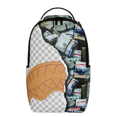 SPRAYGROUND CREAM CHECK FULL OF CASH BACKPACK
