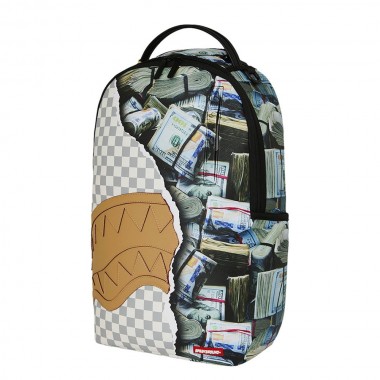 SPRAYGROUND CREAM CHECK FULL OF CASH BACKPACK