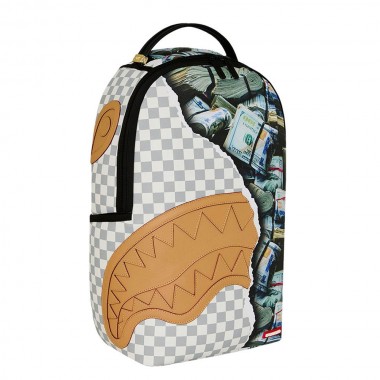 SPRAYGROUND CREAM CHECK FULL OF CASH BACKPACK
