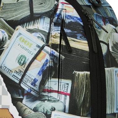 SPRAYGROUND CREAM CHECK FULL OF CASH BACKPACK