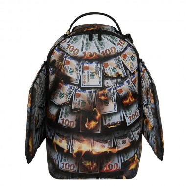 SPRAYGROUND SCORCHING MONEY FEATHERS BACKPACK