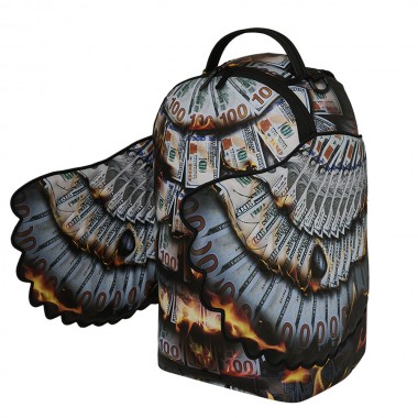 SPRAYGROUND SCORCHING MONEY FEATHERS BACKPACK