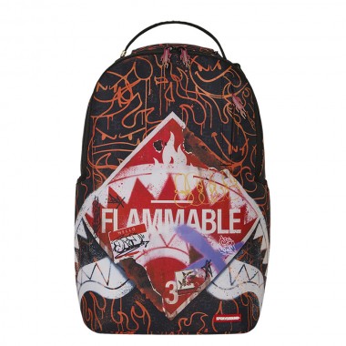 SPRAYGROUND FLAMMABLE SIGN BACKPACK