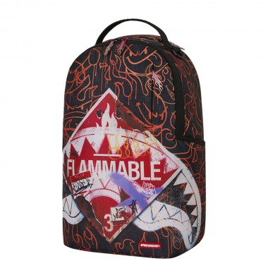SPRAYGROUND FLAMMABLE SIGN BACKPACK