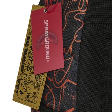 SPRAYGROUND FLAMMABLE SIGN BACKPACK
