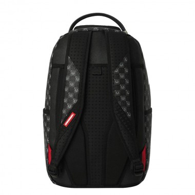 SPRAYGROUND SHARKS IN PARIS WTF BUBBLY BLACK CHECK BACKPACK