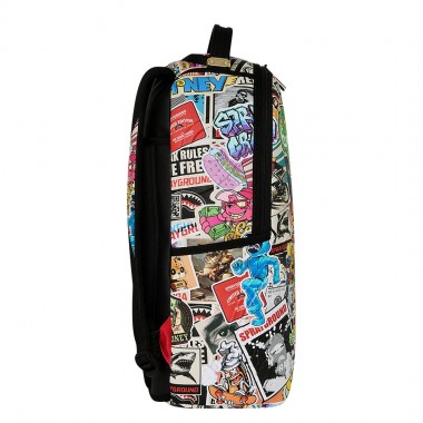 SPRAYGROUND PUNK STICKER SHARK BACKPACK