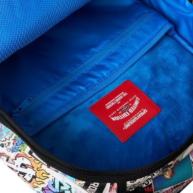 SPRAYGROUND PUNK STICKER SHARK BACKPACK