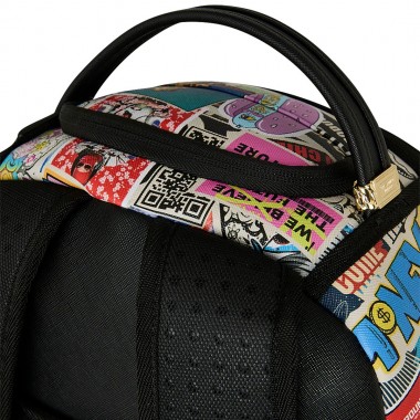 SPRAYGROUND PUNK STICKER SHARK BACKPACK
