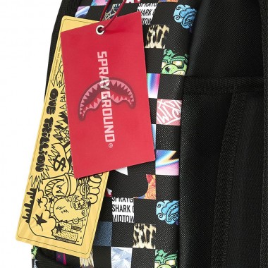 SPRAYGROUND CRAZY CHECK BACKPACK