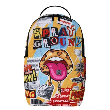 SPRAYGROUND LIPS MAGAZINE COLLAGE BACKPACK