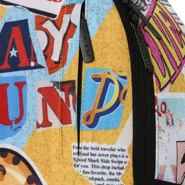 SPRAYGROUND LIPS MAGAZINE COLLAGE BACKPACK