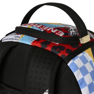 SPRAYGROUND LIPS MAGAZINE COLLAGE BACKPACK
