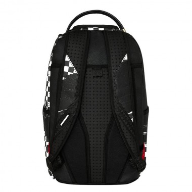 SPRAYGROUND PAINTED OVER CHECK BACKPACK