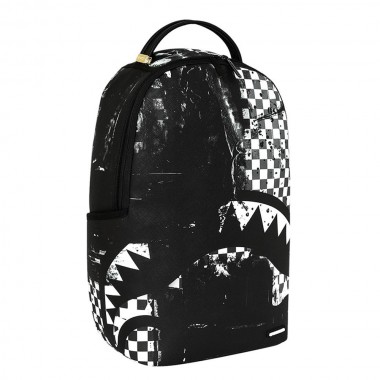 SPRAYGROUND PAINTED OVER CHECK BACKPACK