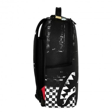SPRAYGROUND PAINTED OVER CHECK BACKPACK