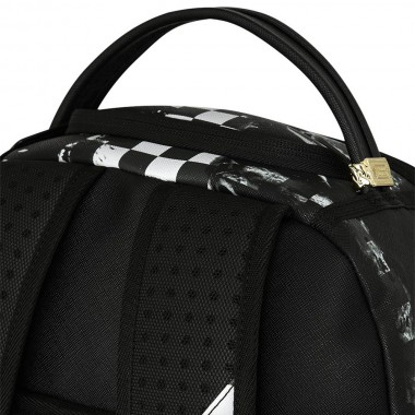 SPRAYGROUND PAINTED OVER CHECK BACKPACK