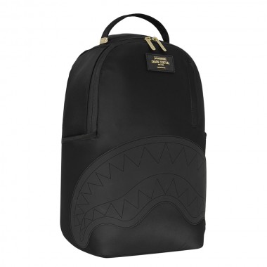SPRAYGROUND SHARK CENTRAL GOLD LETTERING BACKPACK