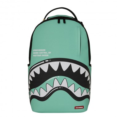 SPRAYGROUND SHARK CENTRAL BUBBLY LIGHT BLUE BACKPACK