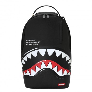 SPRAYGROUND SHARK CENTRAL BUBBLY BLACK BACKPACK