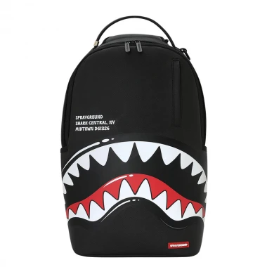 SPRAYGROUND SHARK CENTRAL BUBBLY BLACK BACKPACK