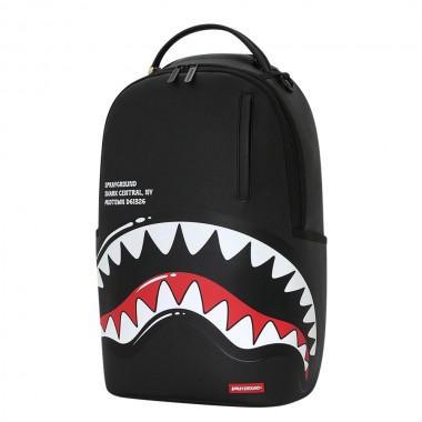 SPRAYGROUND SHARK CENTRAL BUBBLY BLACK BACKPACK