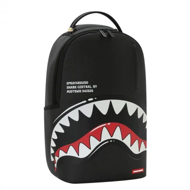 SPRAYGROUND SHARK CENTRAL BUBBLY BLACK BACKPACK