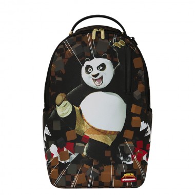 SPRAYGROUND KUNG FU PANDA PO CHECKER KARATE KICK BACKPACK