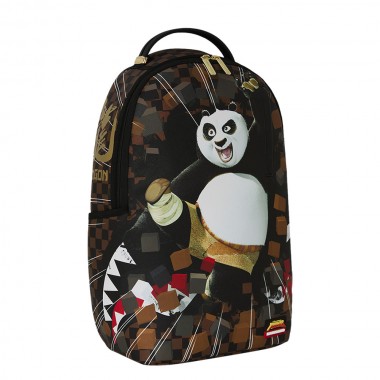 SPRAYGROUND KUNG FU PANDA PO CHECKER KARATE KICK BACKPACK