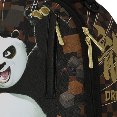 SPRAYGROUND KUNG FU PANDA PO CHECKER KARATE KICK BACKPACK