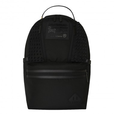 SPRAYGROUND BLACKED OUT RUBBER PATCH BACKPACK