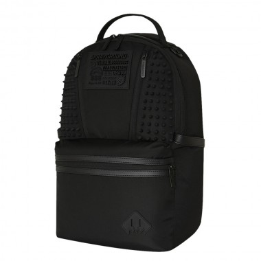 SPRAYGROUND BLACKED OUT RUBBER PATCH BACKPACK